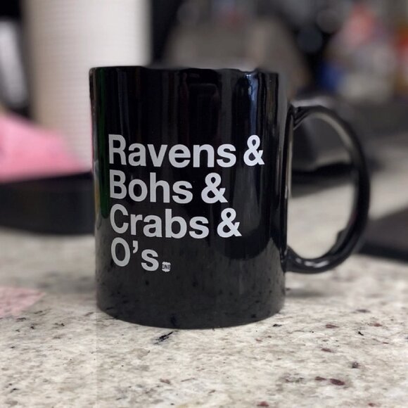 Ravens & Bohs & Crabs & O’s Coffee Mug - NEW Fast Ship - Picture 2 of 3
